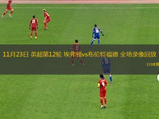 11月23日 英超第12輪 埃弗頓vs布倫特福德 全場(chǎng)錄像回放