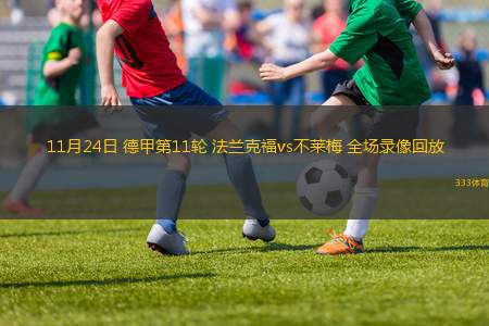 11月24日 德甲第11輪 法蘭克福vs不萊梅 全場錄像回放