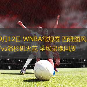 09月12日 WNBA常規(guī)賽 西雅圖風暴vs洛杉磯火花 全場錄像回放