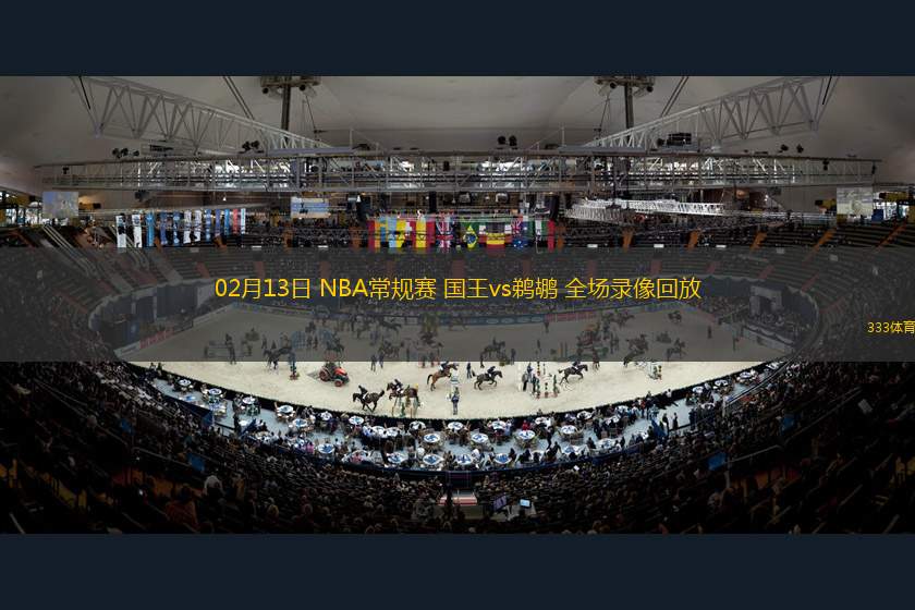 02月13日 NBA常規(guī)賽 國王vs鵜鶘 全場錄像回放 02月13日 NBA常規(guī)賽 國王vs鵜鶘 全場錄像回放